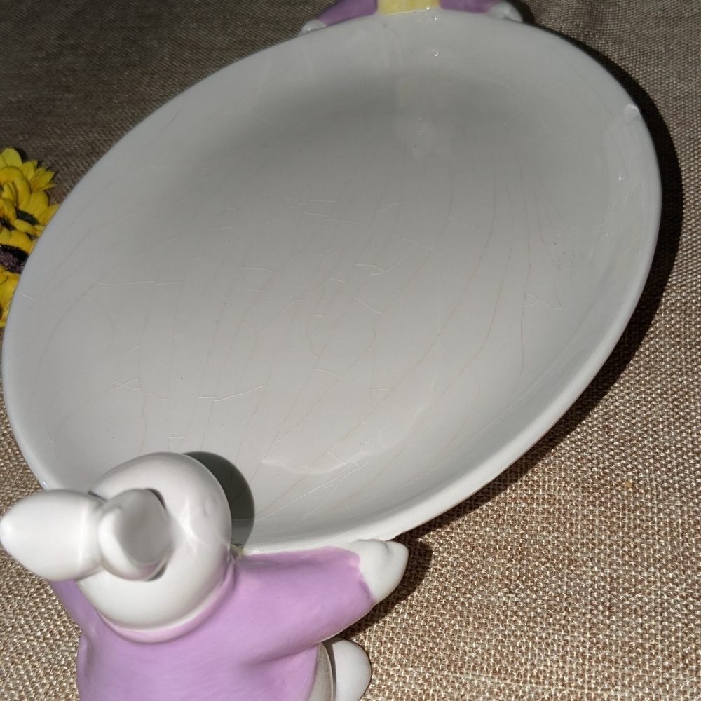 Bunny Ceramic Serving Bowl